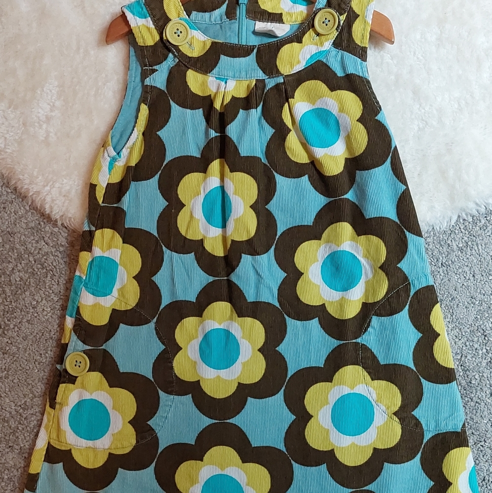 Mini Boden Corduroy Dress Sz 5-6